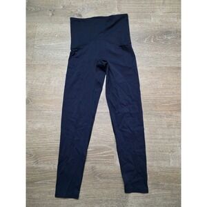 SPANX By Sarah Blakely Navy Blue High Rise Cropped Leggings Shapewear - Size XS